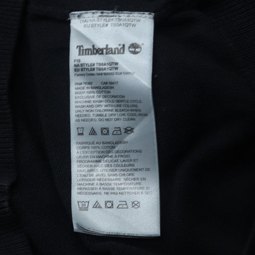 Timberland Men's Black Cotton Crew Neck Pullover Jumper M