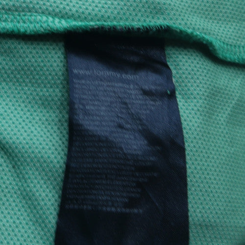 Tommy Hilfiger Men's Green Slim Fit Polo Shirt Size L