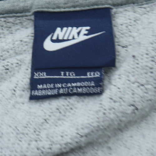 Nike Men's Multicoloured 2XL Full Zip Sports Hoodie