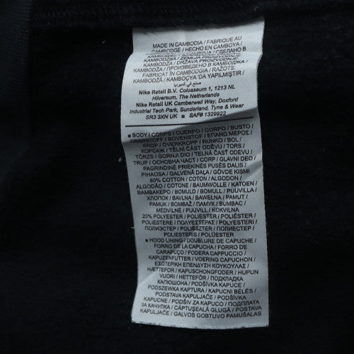 Nike Men's Black Pullover Hoodie M Regular Fit Sportswear