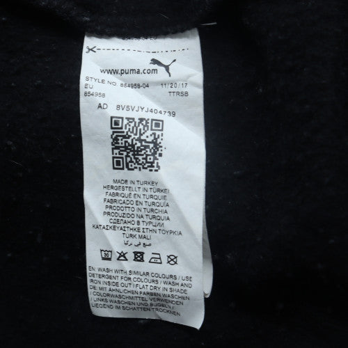 Puma Mens Black XL Crew Neck Pullover Sweatshirt Logo Print
