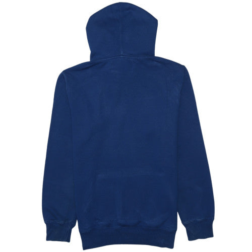 Calvin Klein Jeans Men's Blue Pullover Hoodie M Logo Cotton Fleece