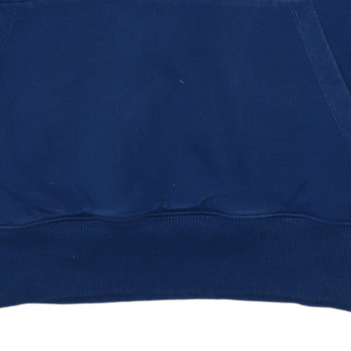 Calvin Klein Jeans Men's Blue Pullover Hoodie M Logo Cotton Fleece