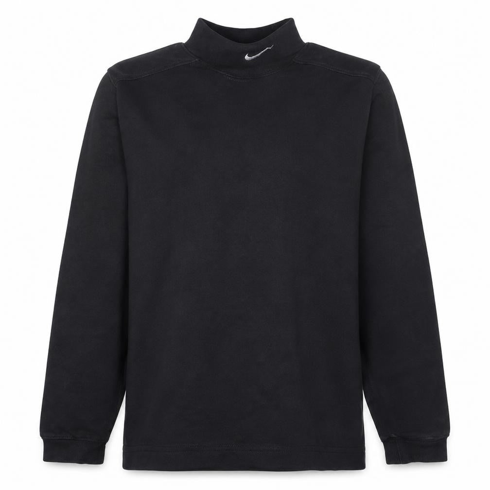 Nike Men's Black M Long Sleeve Mock Neck Sweatshirt