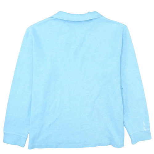 Polo Ralph Lauren Men's Blue XL 1/4 Zip Cotton Sweatshirt