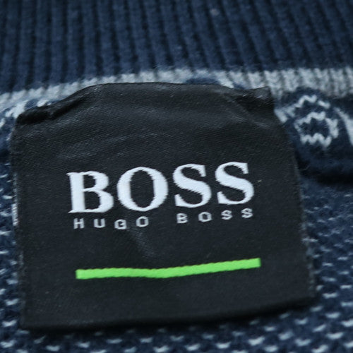 Hugo Boss Mens Blue XL Full Zip Sweatshirt Jacket