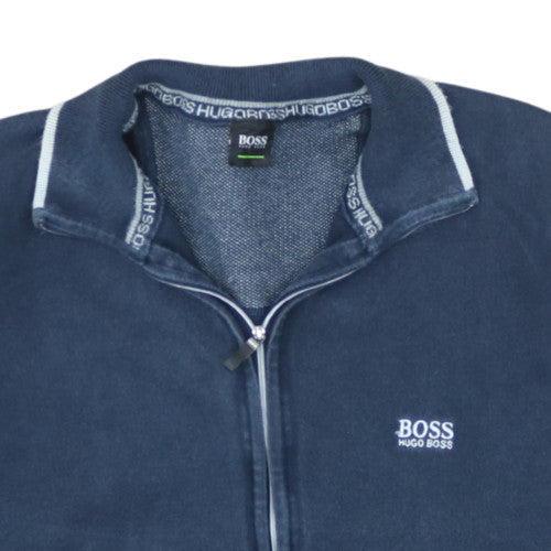 Hugo Boss Mens Blue XL Full Zip Sweatshirt Jacket