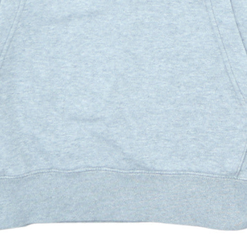 Nike Men's Grey Pullover Hoodie Size M Embroidered Logo Fleece