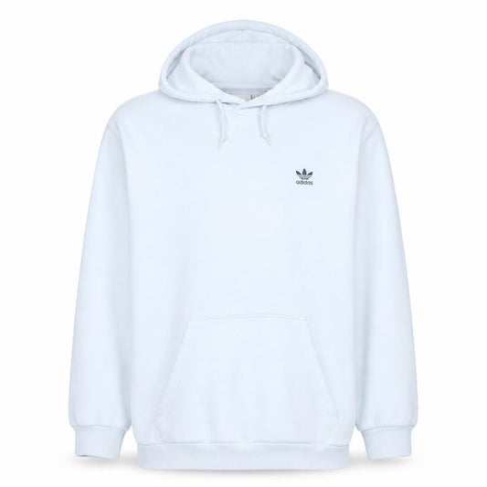 adidas Men's White XL Pullover Hoodie Fleece Regular Fit