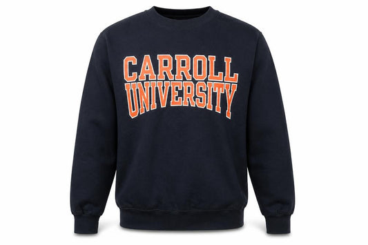Champion Men's Blue Carroll University Pullover Sweatshirt Size S
