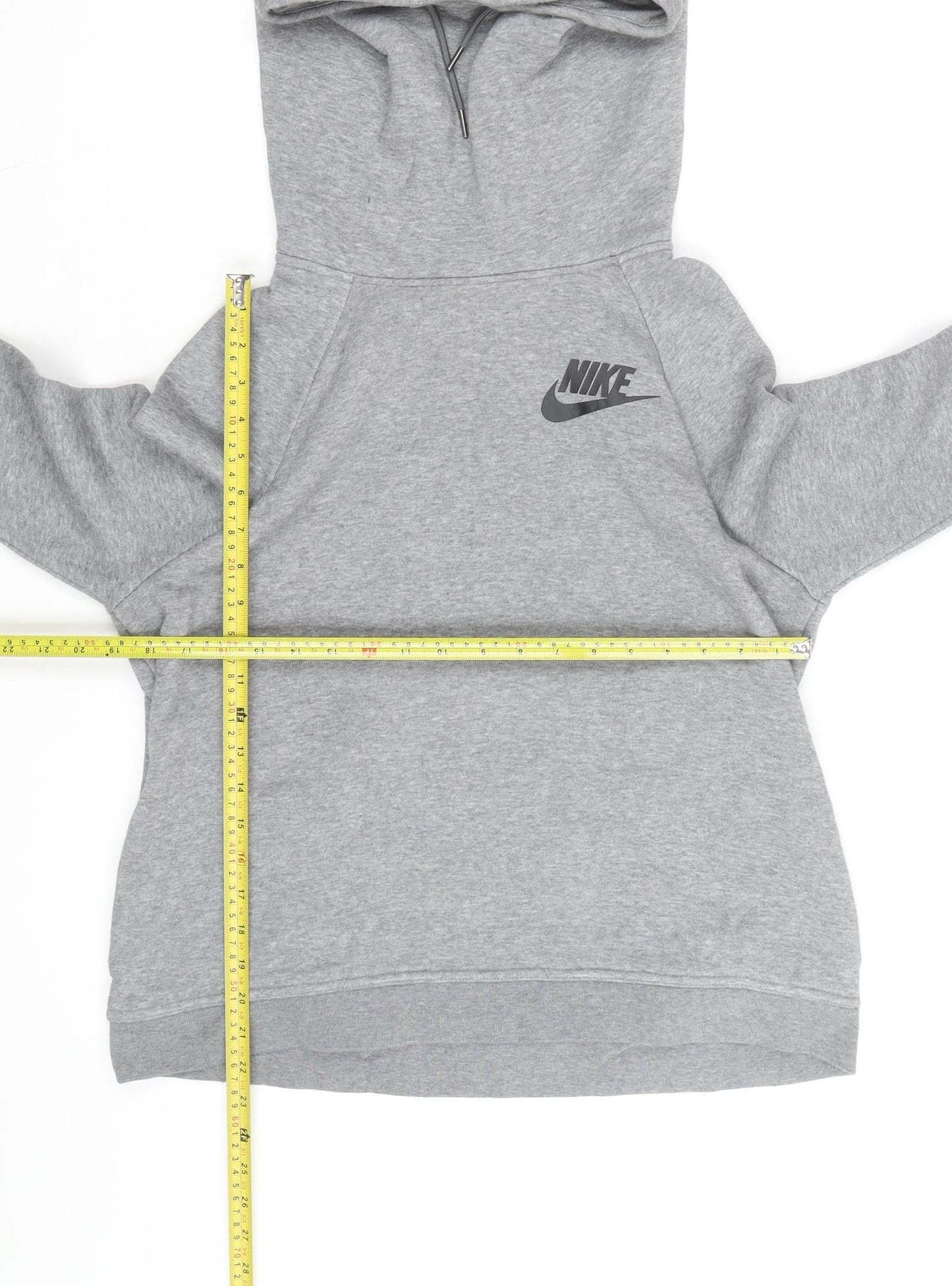 Nike Men's Grey Hoodie M Pullover Athletic Fleece Sweatshirt