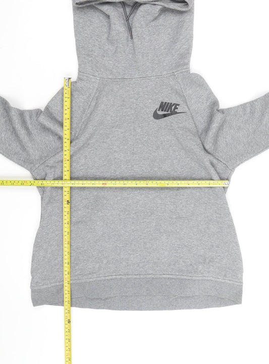 Nike Men's Grey Hoodie M Pullover Athletic Fleece Sweatshirt