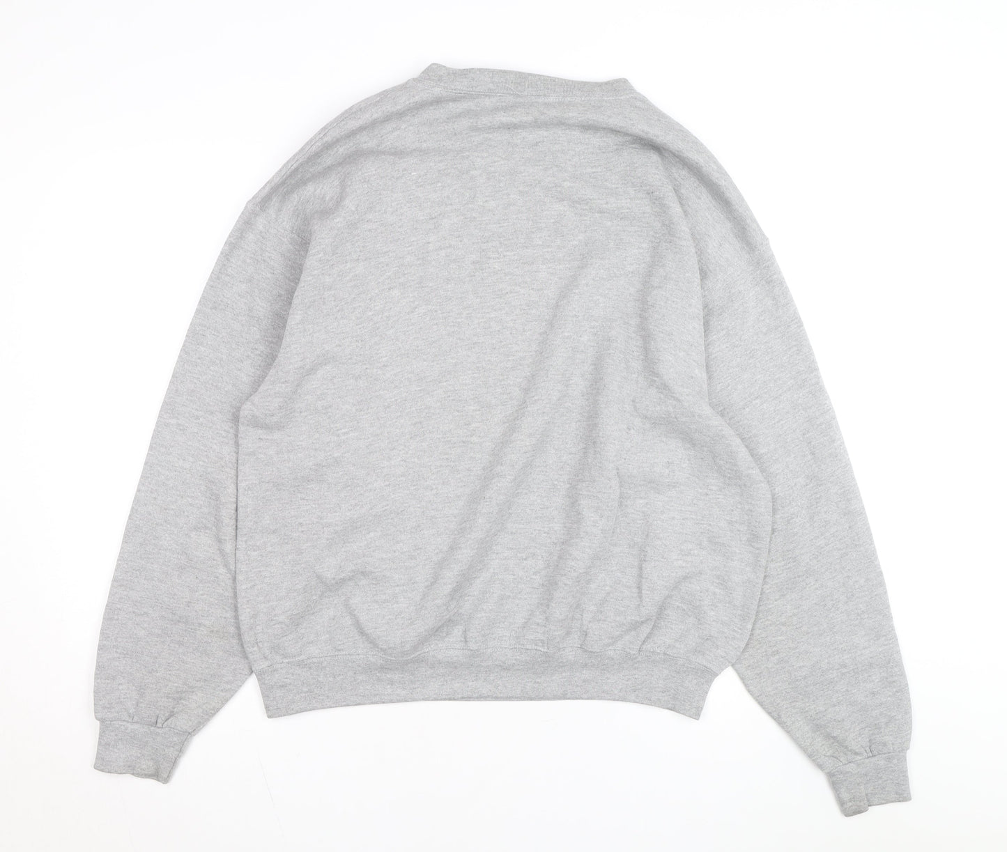 Disney Men’s Grey Mickey Mouse Pullover Sweatshirt Size L