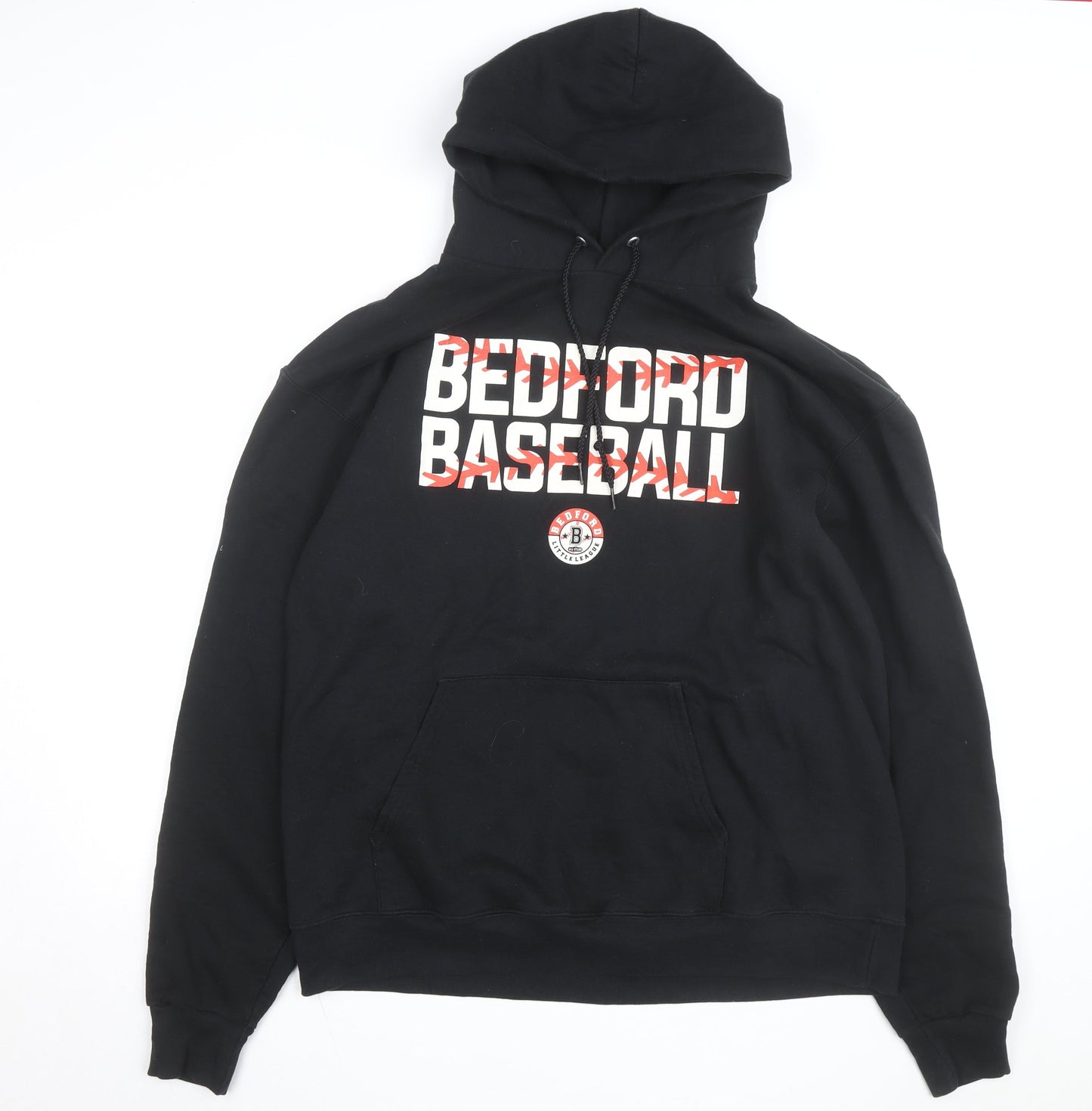 Champion Men's Black Bedford Baseball XL Pullover Hoodie