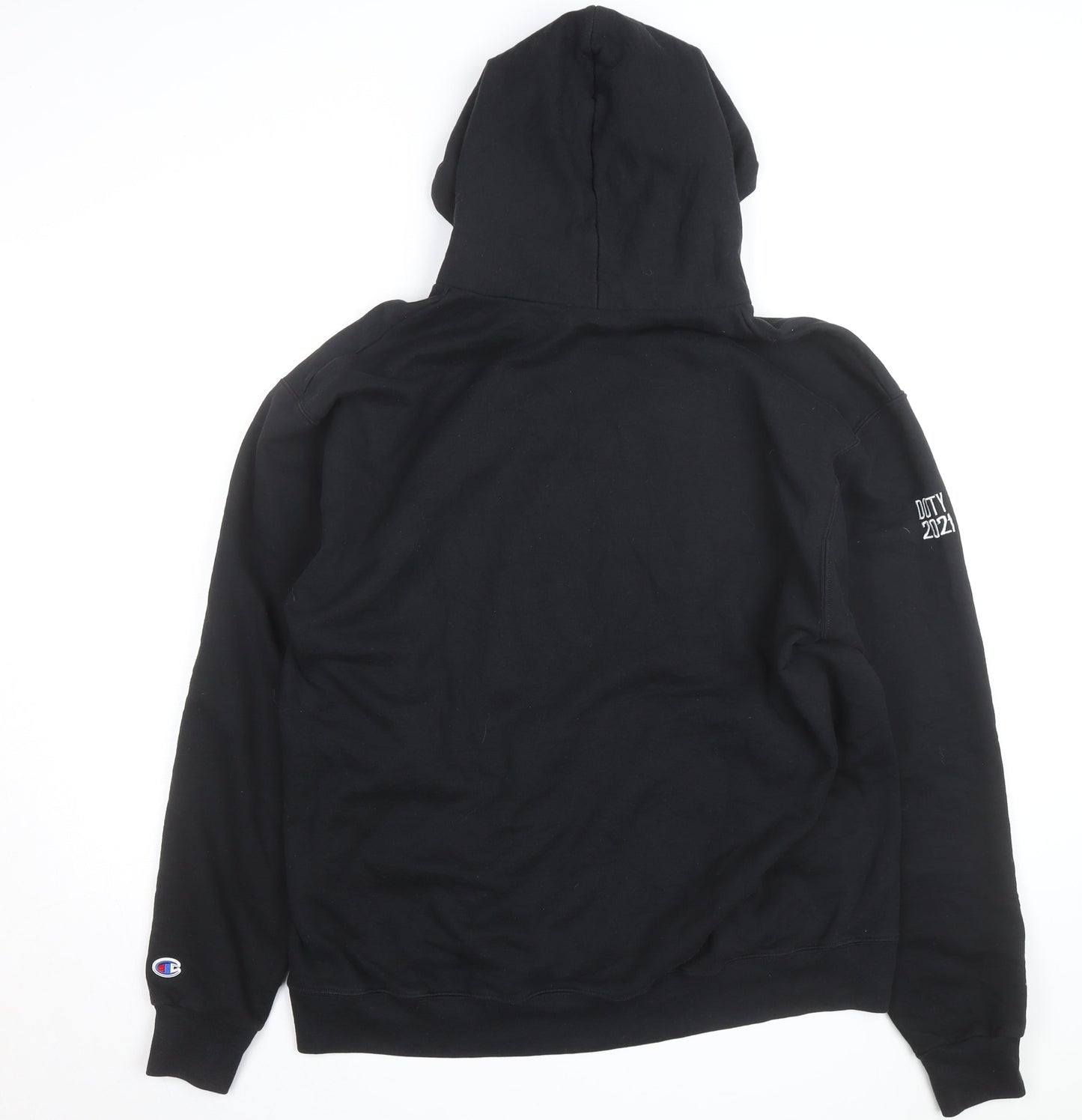Champion Men's Black Bedford Baseball XL Pullover Hoodie