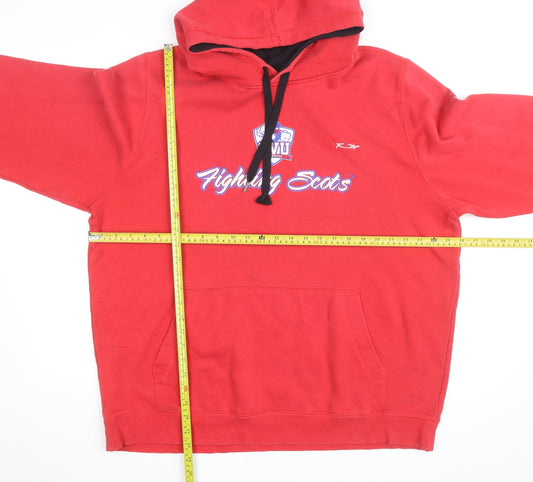 Under Armour Mens Red XL Pullover Hoodie Graphic Fleece