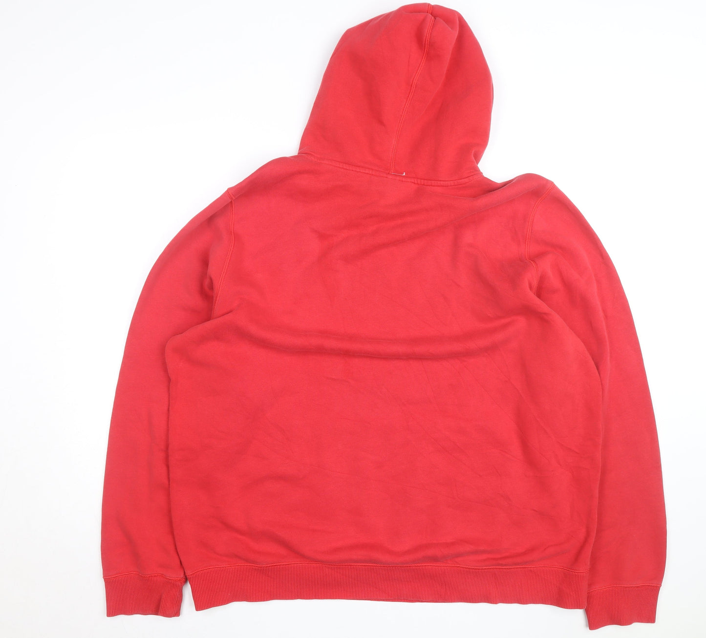 Under Armour Mens Red XL Pullover Hoodie Graphic Fleece