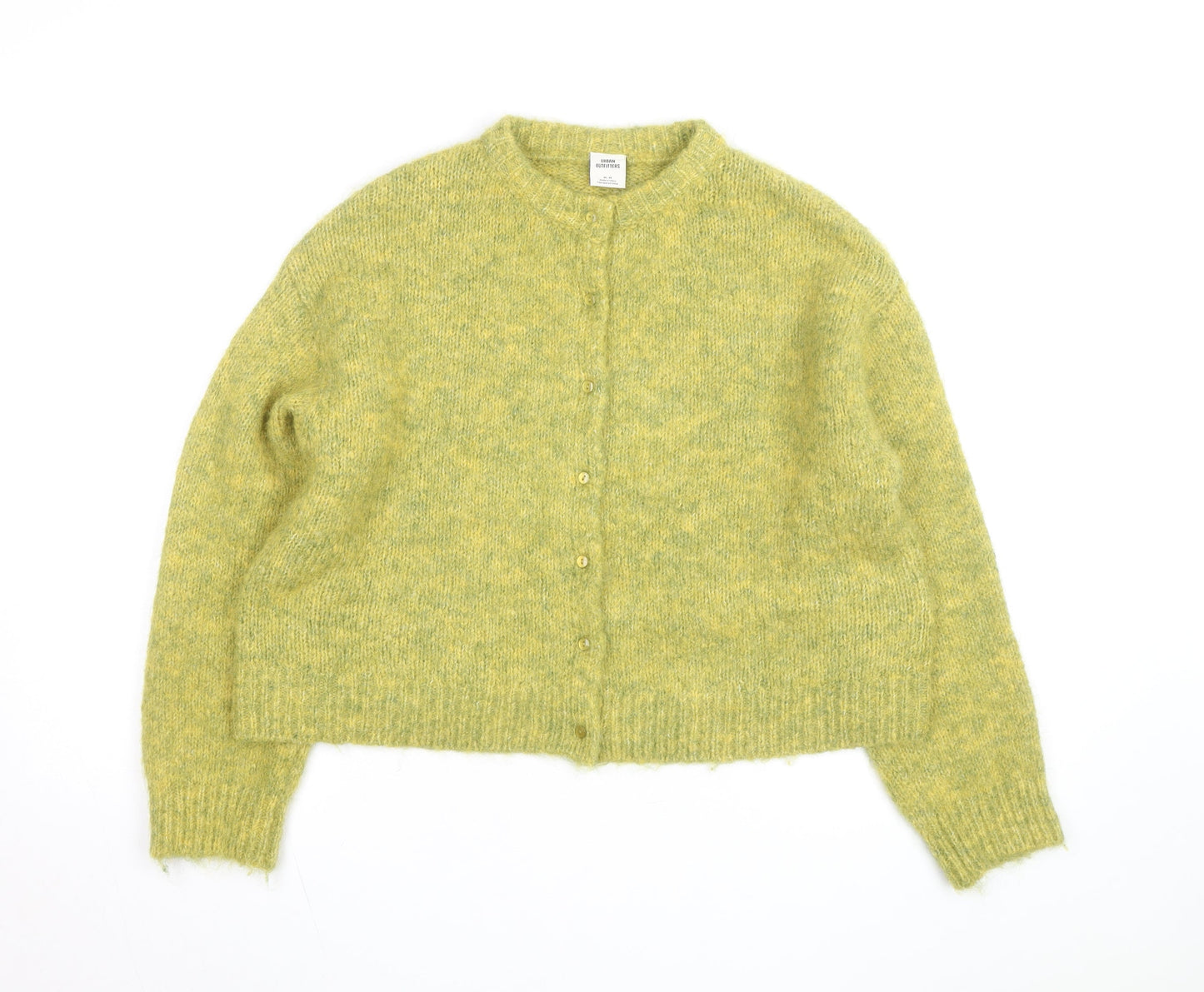 Urban Outfitters Women’s Green Wool Blend Cardigan M Relaxed Fit Knit