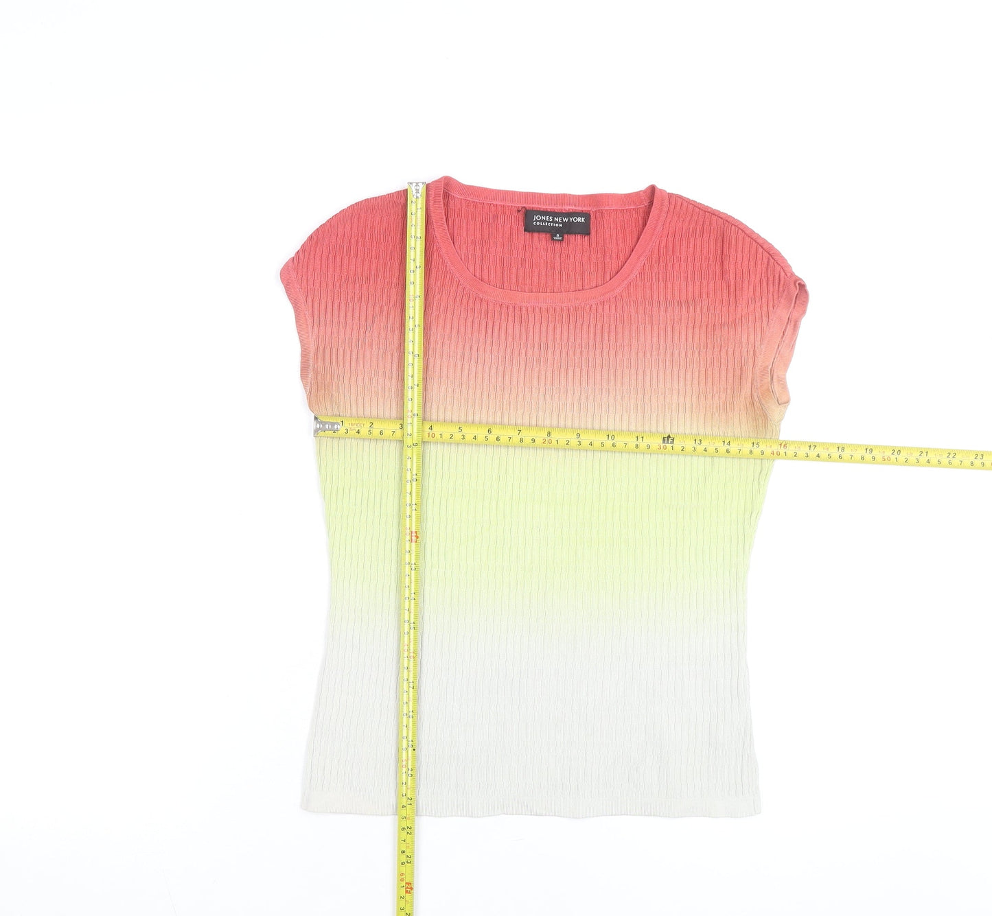 Jones New York Womens Multicoloured Knit T-Shirt Size S
