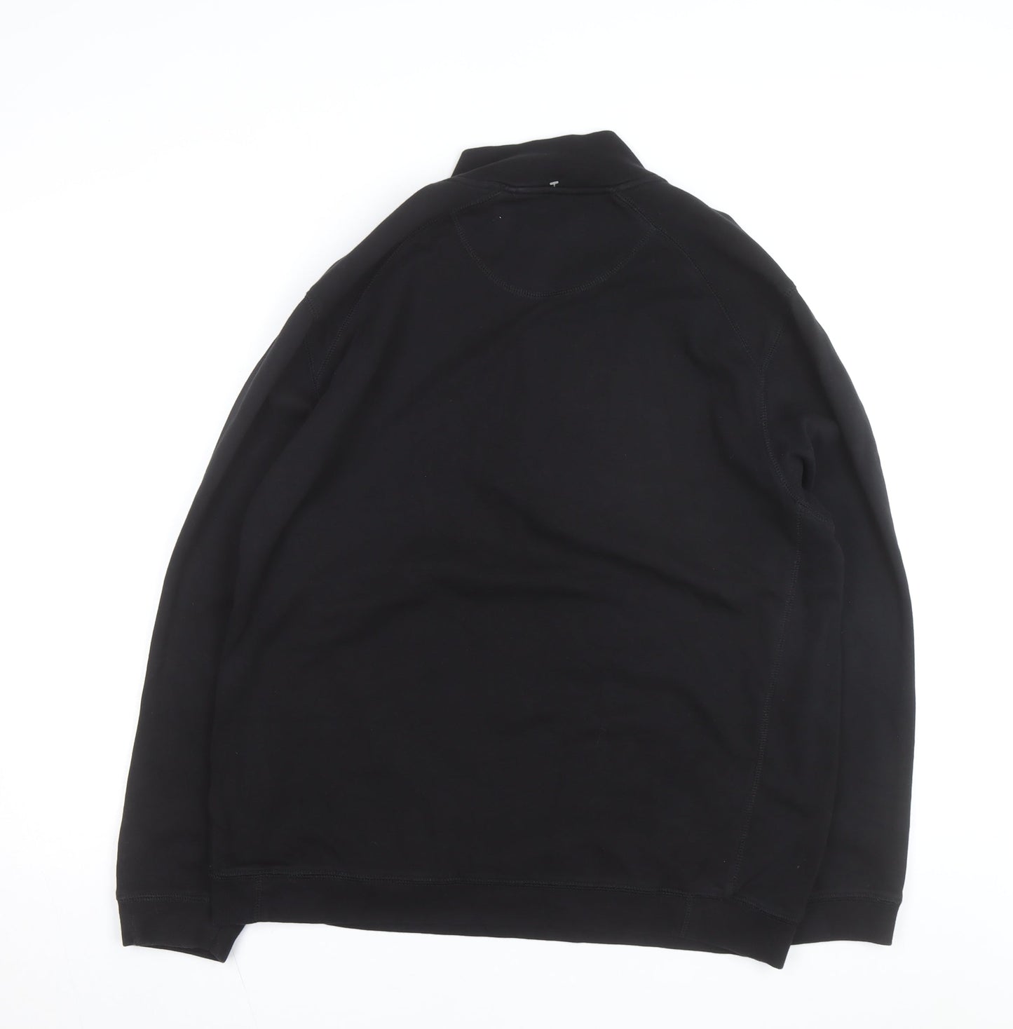 Kirkland Men's Black XL 1/2 Zip Cotton Sweatshirt