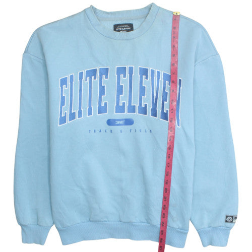 Elite Eleven Men's Blue Crew Neck Pullover Sweatshirt M