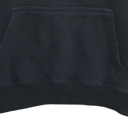 Stussy Men's Black Large Pullover Hoodie Yin Yang Logo Sweatshirt