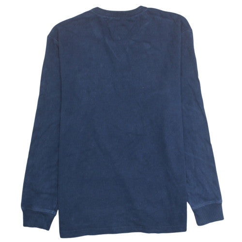 Tommy Hilfiger Men's Blue Crew Neck Pullover Sweatshirt Size L