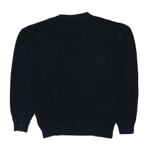 Lee Sport Men's Black XL Pullover Sweatshirt Key West Embroidered Cotton Blend