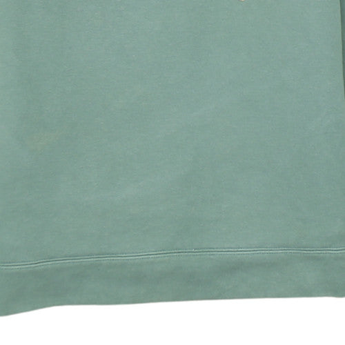 Puma Womens Green Pullover Sweatshirt Size 12 Long Sleeve Logo
