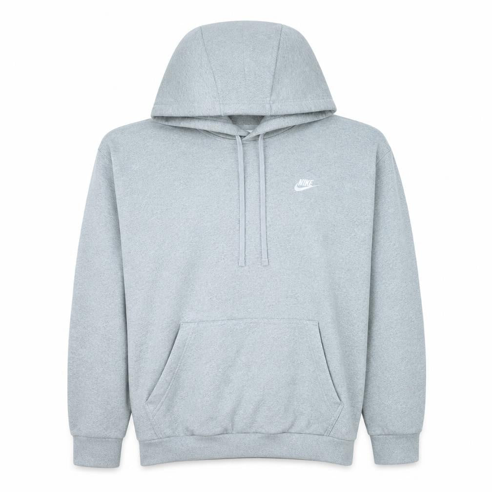 Nike Men's Grey Oversized Fit Pullover Hoodie XS