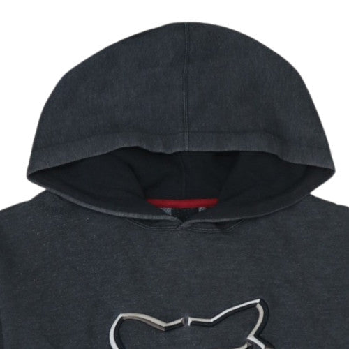 Fox Men's Black Pullover Hoodie L Fleece Sportswear