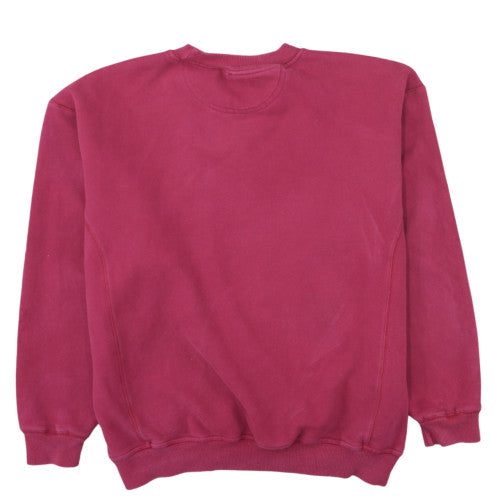 Fila Men's Red Crew Neck Sweatshirt XL Cotton Blend Logo Pullover