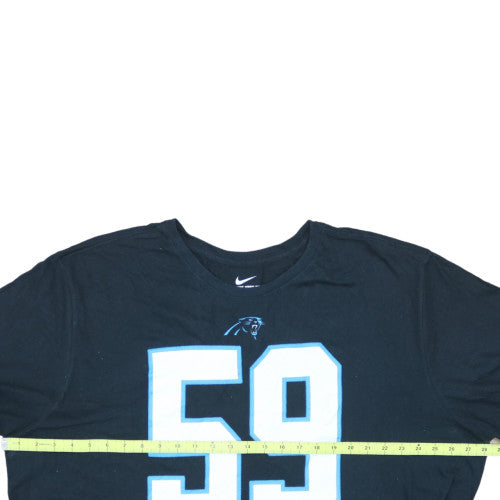Nike Men's Black Carolina Panthers 59 Kuechly 4XL Athletic T-Shirt