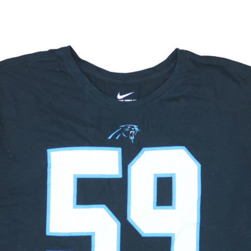 Nike Men's Black Carolina Panthers 59 Kuechly 4XL Athletic T-Shirt