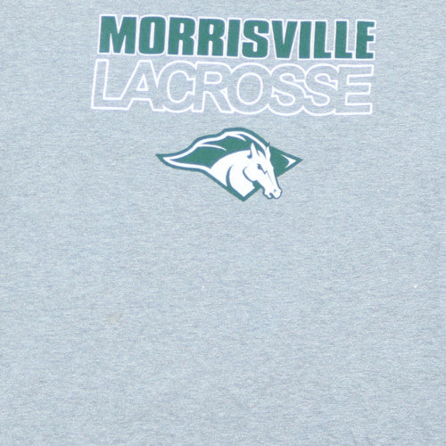 Nike Men's Grey Morrisville Lacrosse Athletic Fit T-Shirt XXL