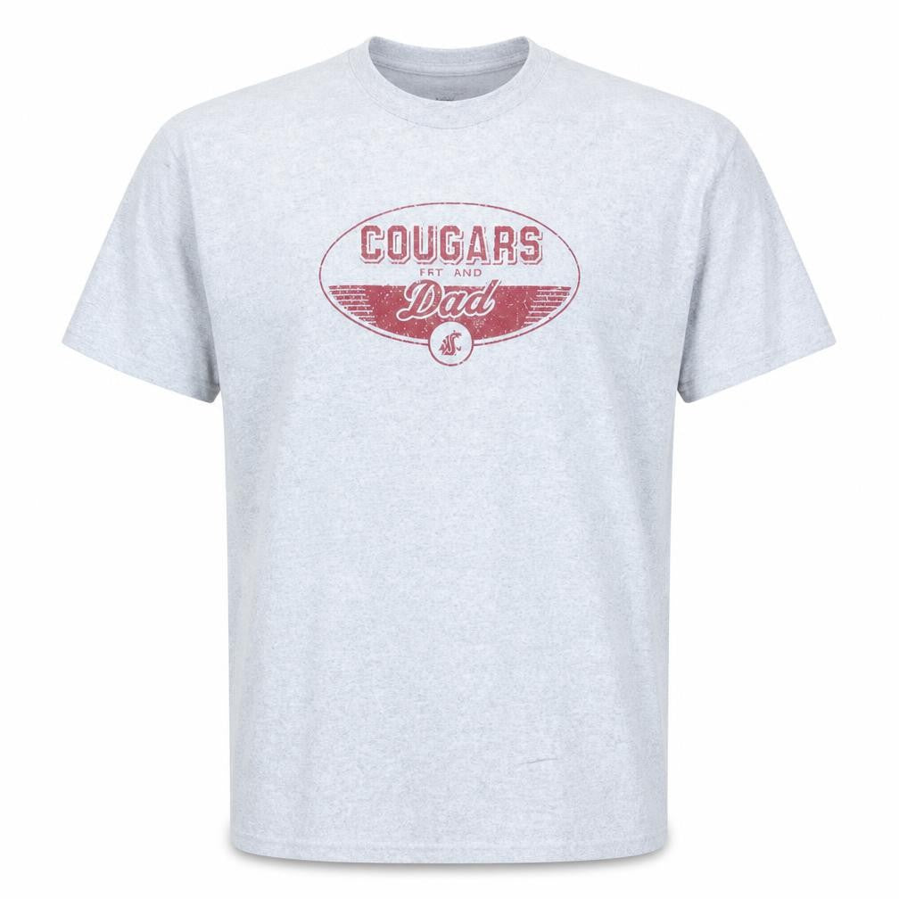 Champion Men's Grey Cougars Dad Graphic Short Sleeve T-Shirt XXL