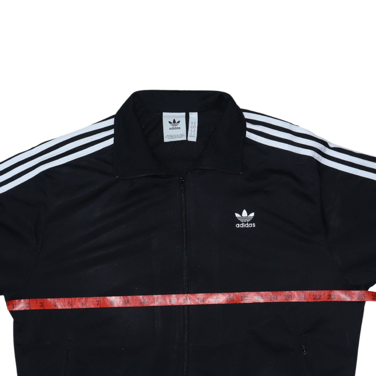 Adidas Men's Black XL Track Jacket Full Zip Activewear