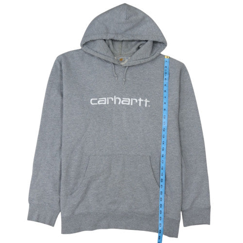 Carhartt Men's Grey 2XL Pullover Hoodie Logo Fleece Sweatshirt