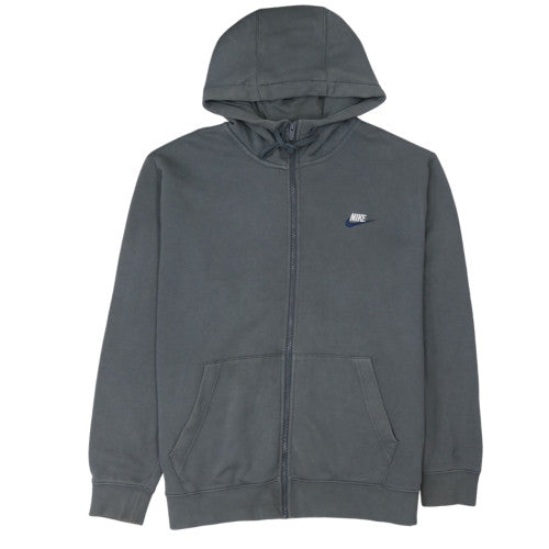 Nike Men's Grey Full Zip Hoodie XL Fleece Casual Sportswear