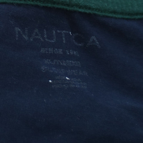 Nautica Men's Navy Blue Crew Neck Short Sleeve Cotton T-Shirt Size XL