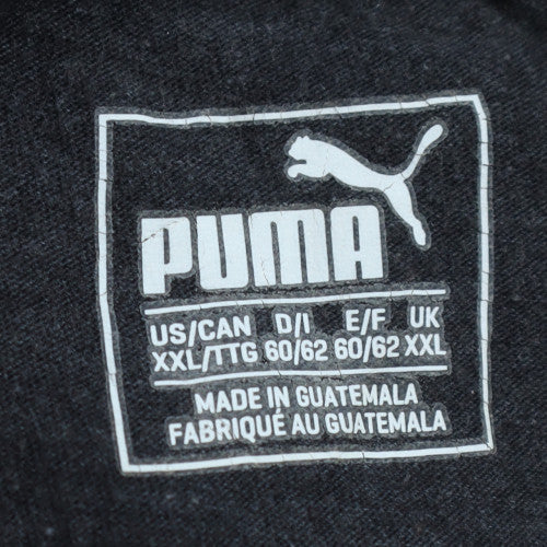 Puma Men's Black 2XL Logo Basic Short Sleeve T-Shirt