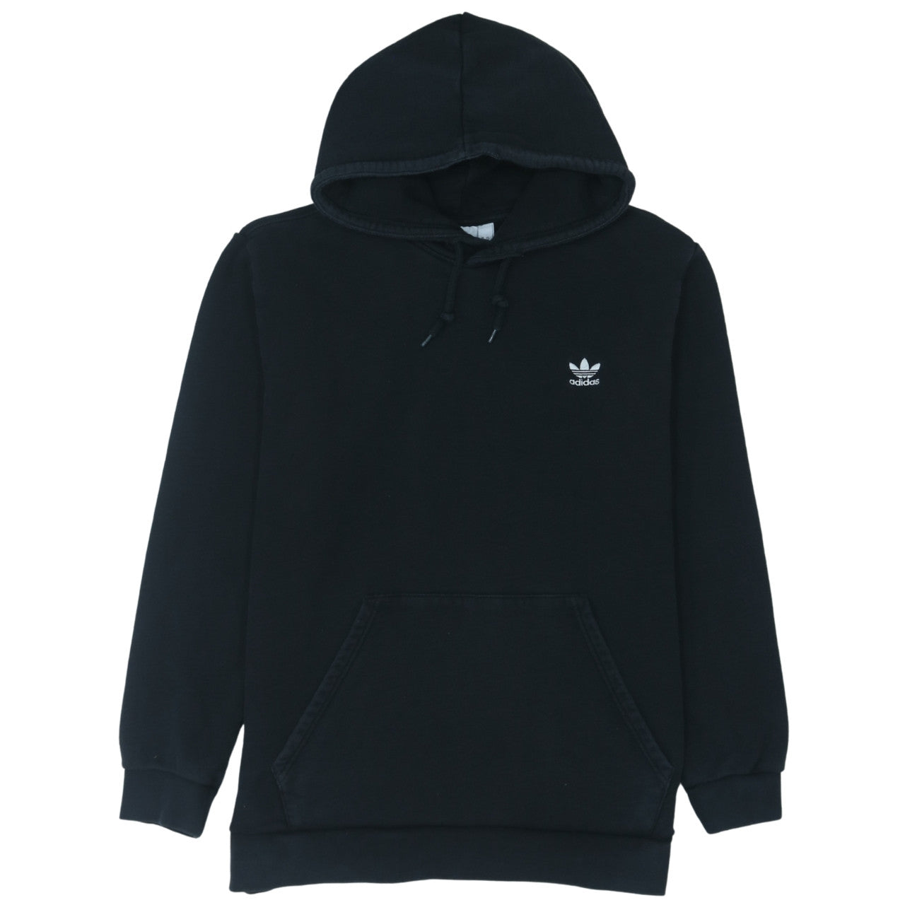 Adidas Men’s Black XL Pullover Hoodie with Logo Pocket