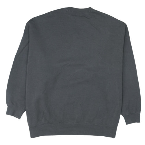 Nike Men’s Grey Logo Pullover Sweatshirt L Crew Neck Fleece