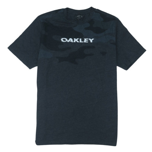 Oakley Mens Black Camouflage Logo Regular Fit T-Shirt XL
