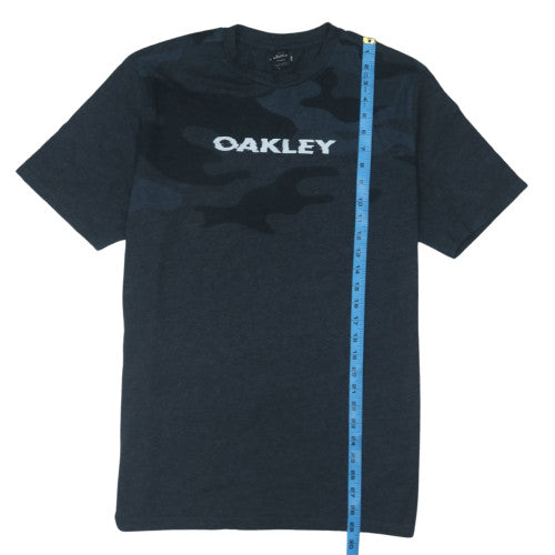 Oakley Mens Black Camouflage Logo Regular Fit T-Shirt XL