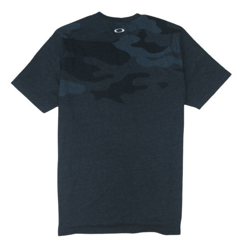 Oakley Mens Black Camouflage Logo Regular Fit T-Shirt XL