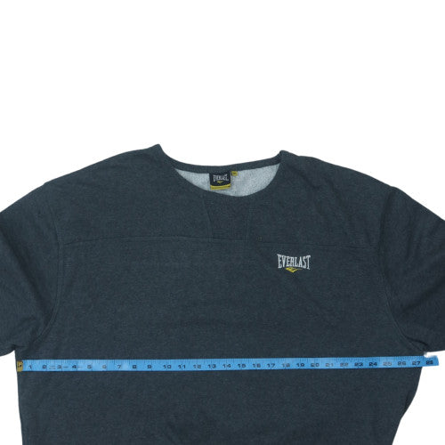 Everlast Men's Grey 4XL Pullover Sweatshirt Crew Neck Fleece