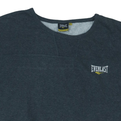 Everlast Men's Grey 4XL Pullover Sweatshirt Crew Neck Fleece