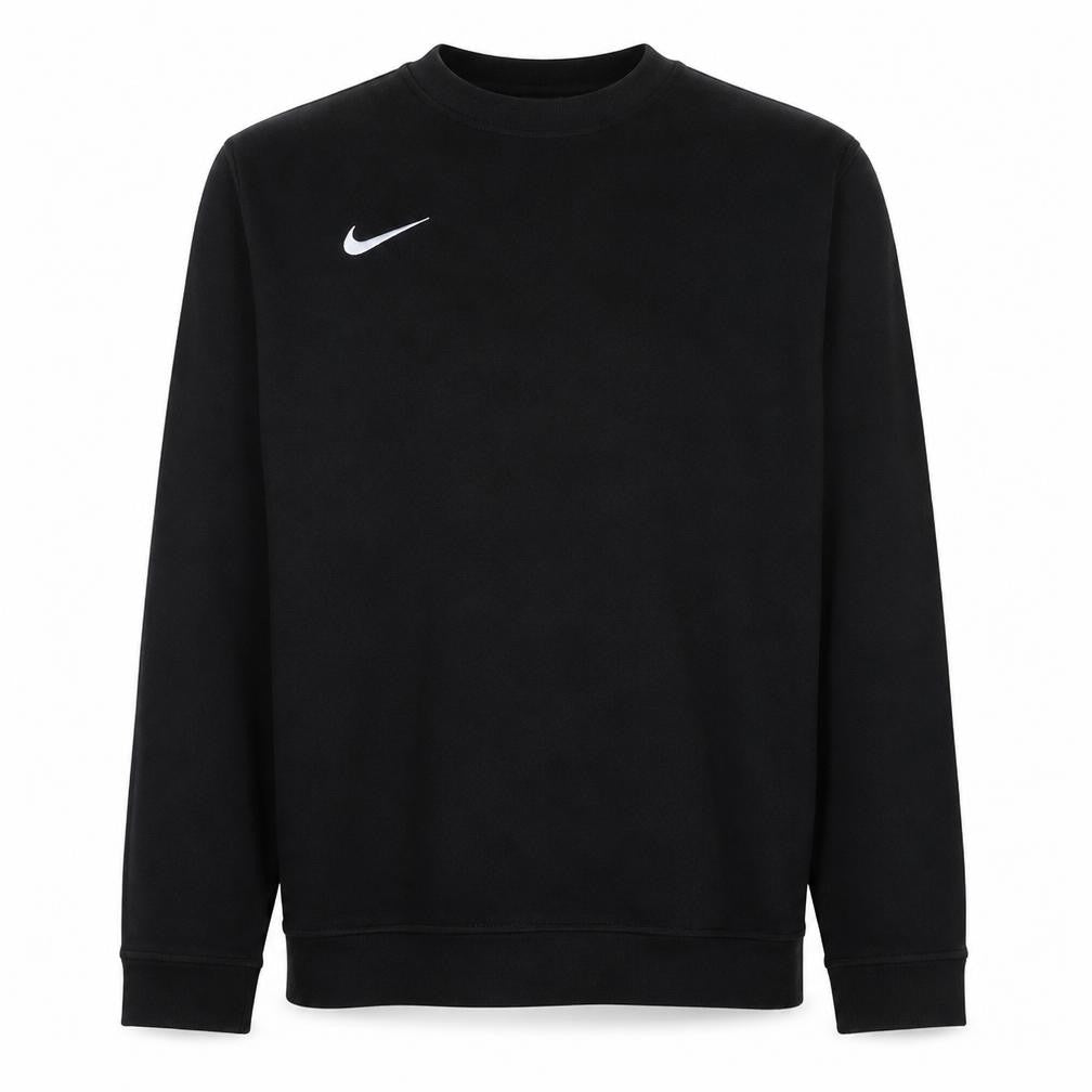 Nike Men's Black Crew Neck Fleece Pullover Sweatshirt M