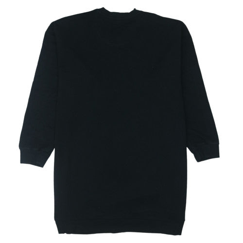 Adidas Women's Black L 16-18 Crew Neck Pullover Sweatshirt